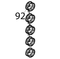 Ventola D=196, H=81, 39 pale, inox dado M8 Unox XBC 905