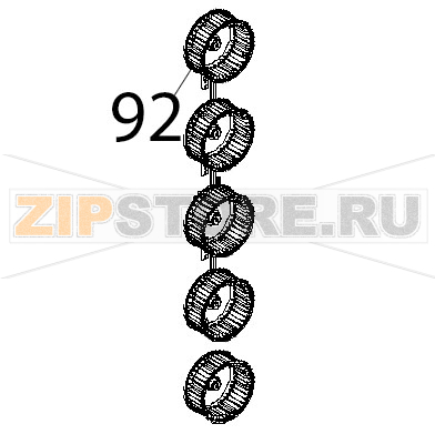 Ventola D=196, H=81, 39 pale, inox dado M8 Unox XBC 905 Ventola D=196, H=81, 39 pale, inox dado M8 Unox XBC 905Запчасть на деталировке под номером: 92