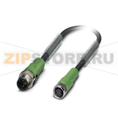 Кабель для датчика / исполнительного элемента Phoenix Contact SAC-3P-MS/0,3-PUR/M 8FS SCO 3-полюсн., PUR без галогенов, темно-серый RAL 7021, Штекеры прямое M12-SPEEDCON, А-кодирование, к Гнездо прямое M8, Длина кабеля: 0,3 м.Минимальный заказ: 50 шт.Упаковка: 5 шт.