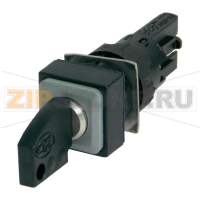 Выключатель с ключом, черный, 1x45°: 1 шт Eaton Q18S1R
