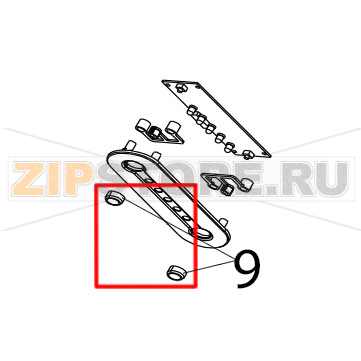 Button cap Hurakan HKN-IMF15M Button cap Hurakan HKN-IMF15MЗапчасть на деталировке под номером: 9