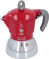 MOKA INDUCTION 4 CUPS RED BIALETTI