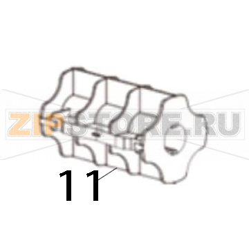 Label core rewinder adopter assy 3” TSC MH341T Label core rewinder adopter assy 3” TSC MH341TЗапчасть на деталировке под номером: 11