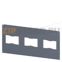 SIVACON, base, with cutouts for flanges, IPXX, T: 600 mm, W: 1000 mm, zinc-plated Siemens 8MF1006-2UB52-0