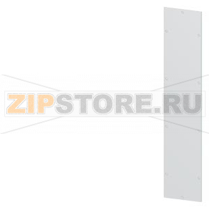 SIVACON, side panel / rear panel, Closed, IP40, H: 2000 mm, W: 400 mm, RAL 7035 Siemens 8MF1040-2UW60-1C 