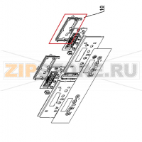 Support cover for the display card Ugolini Minigel 1 Plus