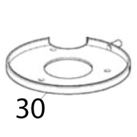 Water drip tray Scotsman AF 124