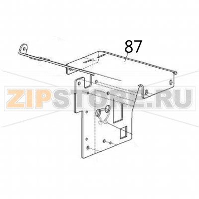 Side frame (F) Sato DR308e Side frame (F) Sato DR308eЗапчасть на деталировке под номером: 87Название запчасти на английском языке: Side frame (F) Sato DR308e.