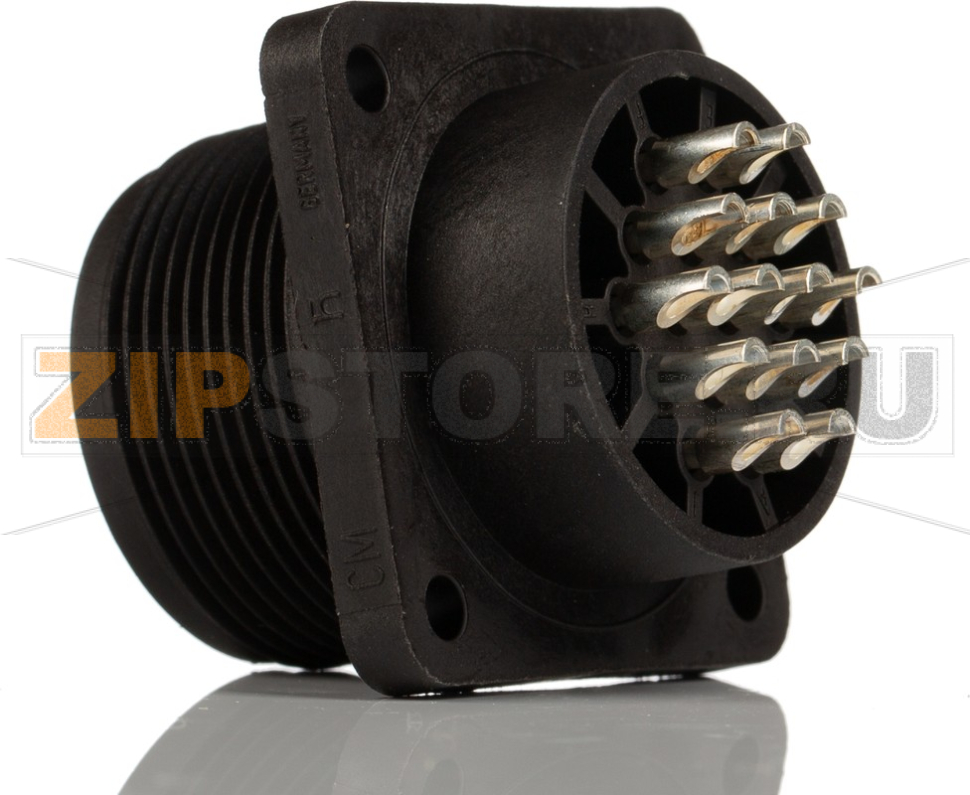 Разъем круглый 10 А, 50 В, IP67, 14 контактов Hirschmann CM 02 E 20-27 P 