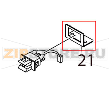 Switch plate Toshiba TEC SP40II Switch plate Toshiba TEC SP40IIЗапчасть на деталировке под номером: 21