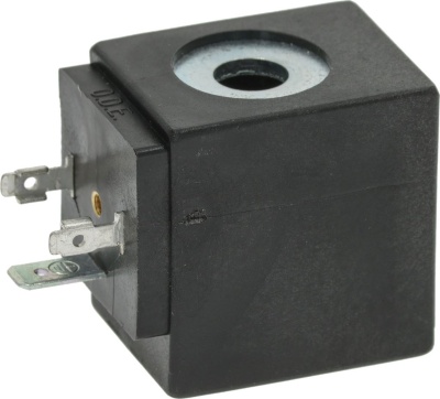 Катушка ODE BDA08024CS 24VDC 8Вт 50/60Гц Катушка используется для электрического управления совместимым клапаном в оборудовании с автоматической подачей или перекрытием рабочей среды. При подаче питания обмотка создаёт магнитное поле, которое перемещает сердечник клапана и обеспечивает переключение потока рабочей среды.