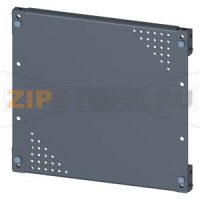 SIVACON, mounting plate, mounting with bracket, perforated, H: 300 mm, W: 400 mm, zinc-plated Siemens 8MF1340-2AM12-0