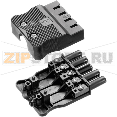 Разъем AC 166 GBUF/525, 16 А, белый: 1 шт Adels-Contact 165655V9 