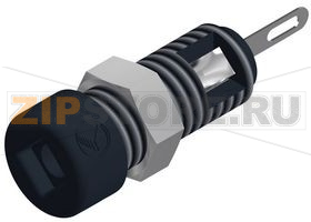 Разъем 6 А, 30 В, черный Hirschmann MBI 1 BLACK 