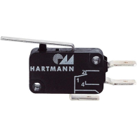 Микропереключатель 250 В/AC, 16 A, 1 x вкл/выкл, 1 шт Hartmann 04G01C04B01A