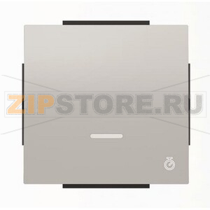 Клавиша для одноклавишных выключателей с таймером, серебристый алюминий ABB 2CLA856200A1301 