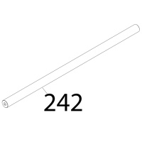 Barra tonda carr. 22x495 Sirman Palladio 350