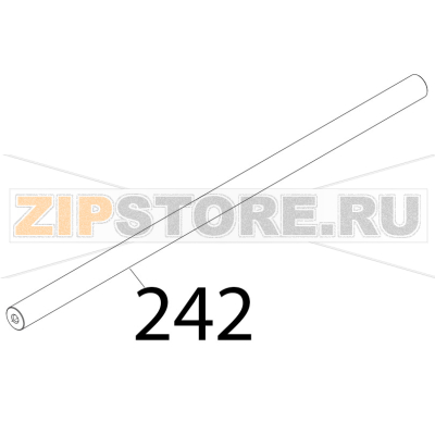 Barra tonda carr. 22x495 Sirman Palladio 350 Barra tonda carr. 22x495 Sirman Palladio 350Запчасть на деталировке под номером: 242