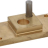 FLANGIA MANIGLIA PORTA 95x40 mm - FLANGIA MANIGLIA PORTA 95x40 mm