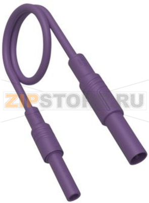 Провод тестовый 1 м, фиолетовый Hirschmann MAL S GG-B 100/2,5 VIOLET 