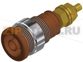 Гнездо 32 А, 1 кВ, коричневое Hirschmann SEB 2600 G M4 BRAUN / BROWN 