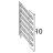 Right trays guide Fagor HMM-6/11