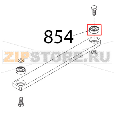 Cuscinetto biella aut.626 Sirman Palladio 350 Automec Cuscinetto biella aut.626 Sirman Palladio 350 AutomecЗапчасть на деталировке под номером: 854