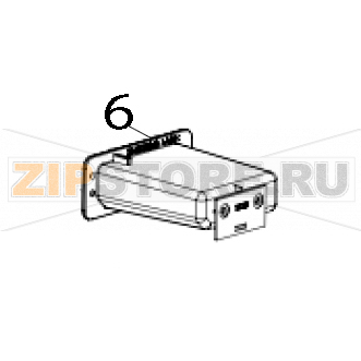 WIFI+BT Module housing TSC MX341P WIFI+BT Module housing TSC MX341PЗапчасть на деталировке под номером: 6