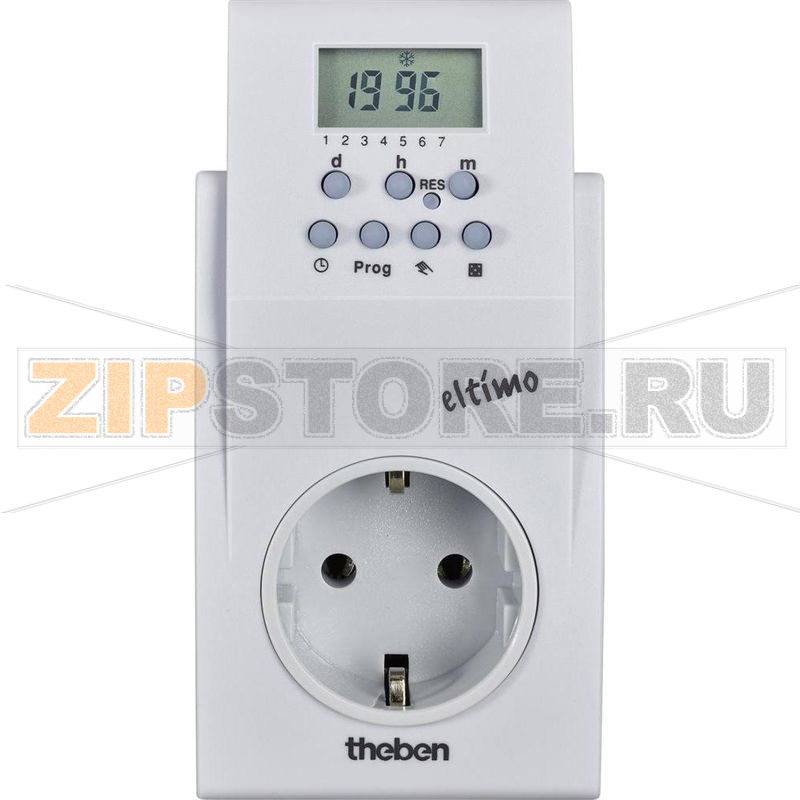 Таймер розеточный 3500 Вт, цифровой, IP20 Theben 020 S 