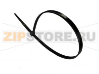 Hyperline GT-370IBUVC Стяжка нейлоновая неоткрывающаяся, безгалогенная (halogen free), 370x3.6 мм, полиамид 6.6, outdoor, устойчивость к UV, -40°C - +85°C, черная (100 шт)