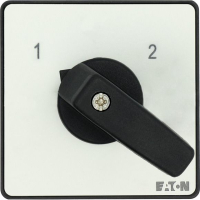 Переключатель полюсов, контакты: 4, 63 A, панель: 1-2, 90°, с фиксацией Eaton T5B-2-39/E