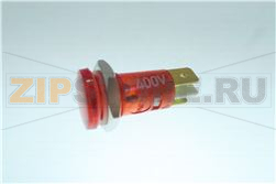 LAMPADA SPIA SGF ROSSA 400V 