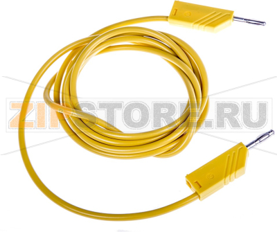 Провод испытательный 2 м, 16 A, 60 В/DC, желтый Hirschmann 934065103 