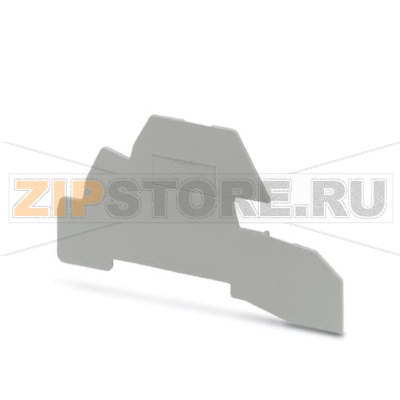 Концевая крышка Phoenix Contact D-PIK 4 Длина: 88 мм, Ширина: 1,5 мм, Цвет: cерый.Минимальный заказ: 50 шт.Упаковка: 50 шт.