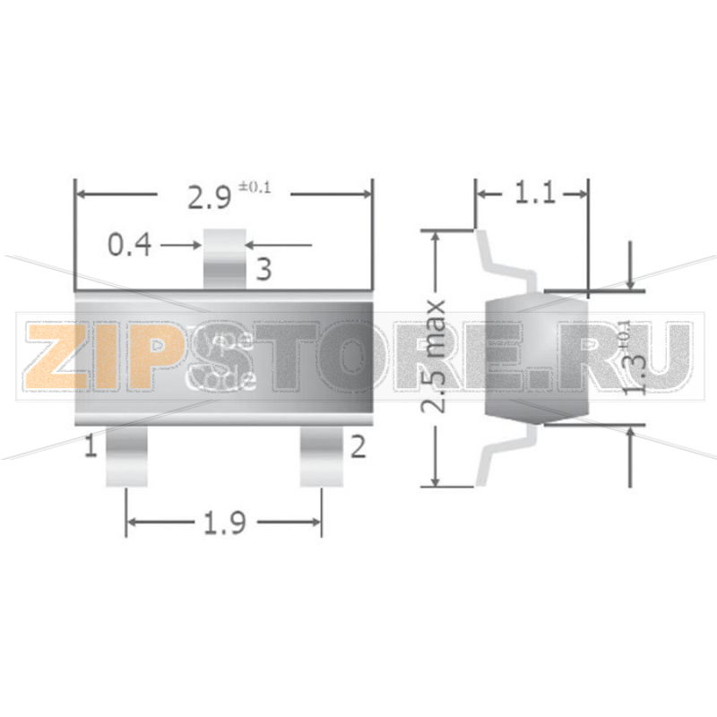 Диод стандартный, корпус: SOT-23 Diotec BAS16 