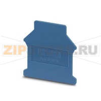 Концевая крышка Phoenix Contact D-UK 16 BU