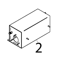 Boiler quadro per lavabicchieri Teikos TS820