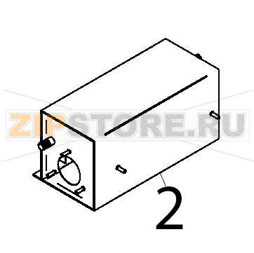 Boiler quadro per lavabicchieri Teikos TS820 Boiler quadro per lavabicchieri Teikos TS820Запчасть на деталировке под номером: 2
