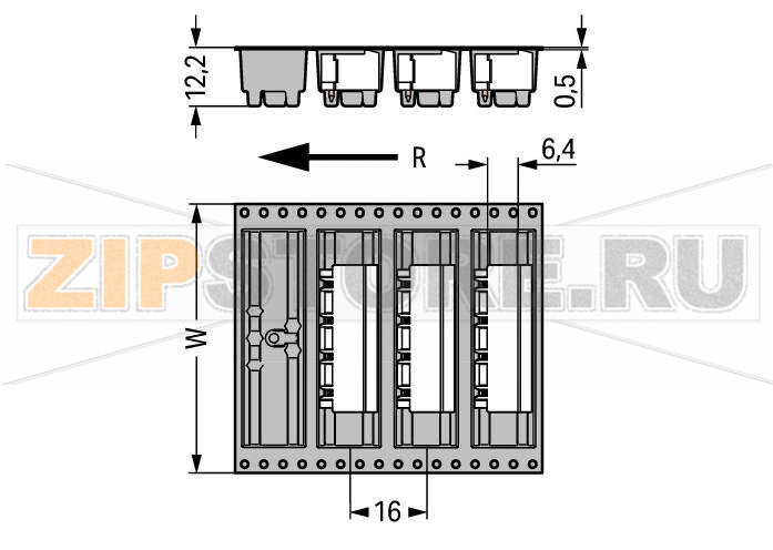 MCS MIDI Classic Вилка под пайку THR; 1.0 x 1.0 mm solder pin; угловые; упаковка в ленте на бобине; Шаг контактов 7,5 мм; 7-пол.; черные Wago 231-837/001-000/105-604/997-409 Вилки для пайки оплавлением припоя для поверхностного монтажаДоступны в ленте на бобине для автоматической сборкиТакже доступны в оптовой упаковке для ручной сборки.Вилки могут монтироваться горизонтально или вертикальноВозможны варианты кодировки...