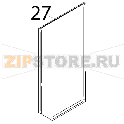 Pannello esterno sinistro Teikos TS983 Pannello esterno sinistro Teikos TS983Запчасть на деталировке под номером: 27