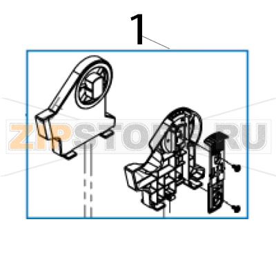 Media holder assembly TSC DA220 Media holder assembly TSC DA220Запчасть на деталировке под номером: 1