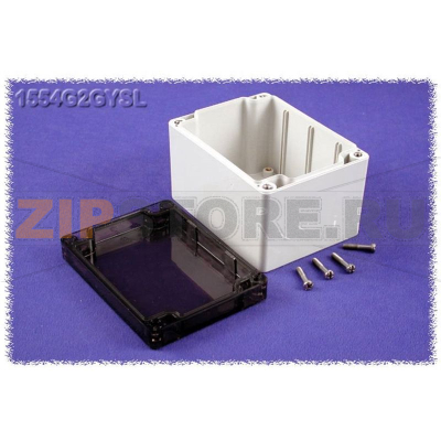Корпус 120x90x80 мм, материал: пластик, серый, 1 шт Hammond 1554G2GYSL 