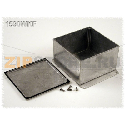 Корпус алюминиевый 125x125x79 мм, серый, 1 шт Hammond 1590WKF 