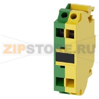 Опорная клемма, цвет: зеленый/желтый, подключение на пружинных клеммах: для монтажа на полу Siemens 3SU1400-2DA43-3AA0