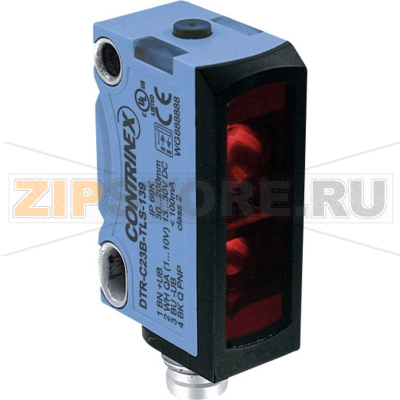Датчик расстояния 24 В/DC, 13-30 В/DC, 80 мм Contrinex DTR-C23PB-TMS-139 