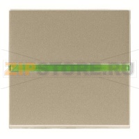 Механизм одноклавишной кнопки, двухмодульный, шампань ABB 2CLA220450N1901