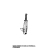 Door hinge XVC104-LM rossella Unox XVC 105E