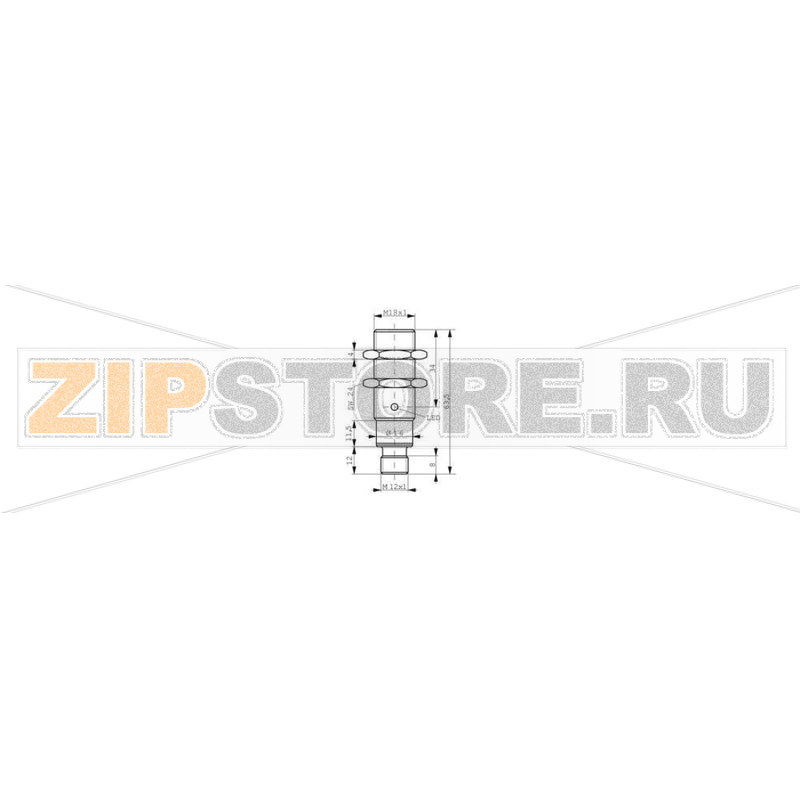 Датчик индуктивный 10-30 В/DC, M18 Contrinex DW-AS-503-M18-002 