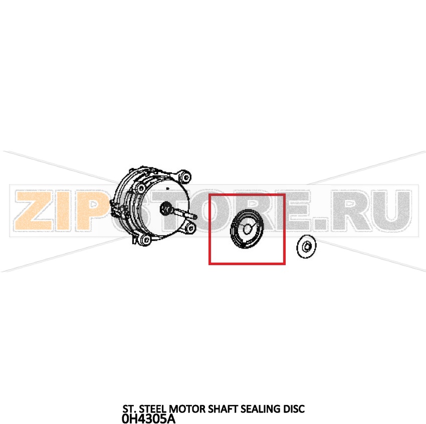 Уплотнитель вала двигателя Unox XVC 105E Уплотнитель вала двигателя Unox XVC 105EЗапчасть на деталировке под номером: 60Название запчасти на английском языке: St. Steel motor shaft sealing disc Unox XVC 105E