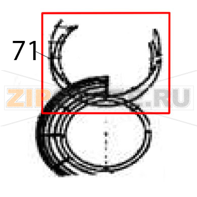 Protection net block Hurakan HKN-IP10F Protection net block Hurakan HKN-IP10FЗапчасть на деталировке под номером: 71